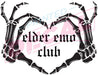 Printed Decal - Elder Emo Club Heart Hands | Decals from The Glitter Guy