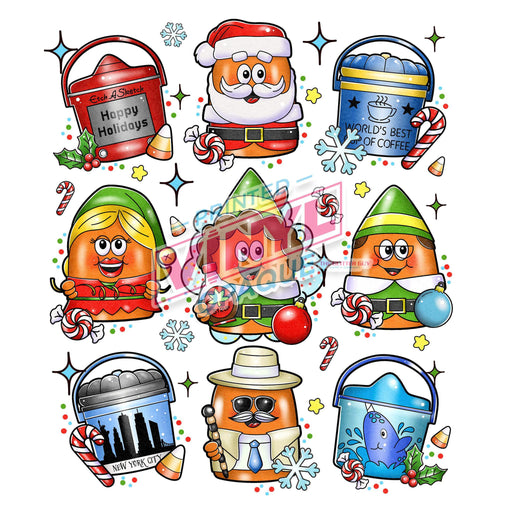 Printed Decal - Elf Nugs | from The Glitter Guy