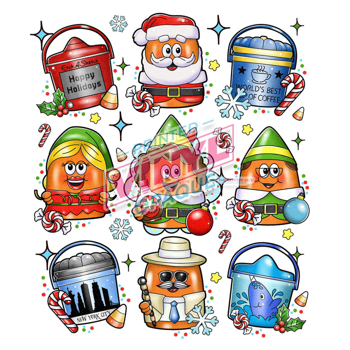 Printed Decal - Elf Nugs | from The Glitter Guy