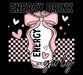 Printed Decal - Energy Drink Girlie | from The Glitter Guy