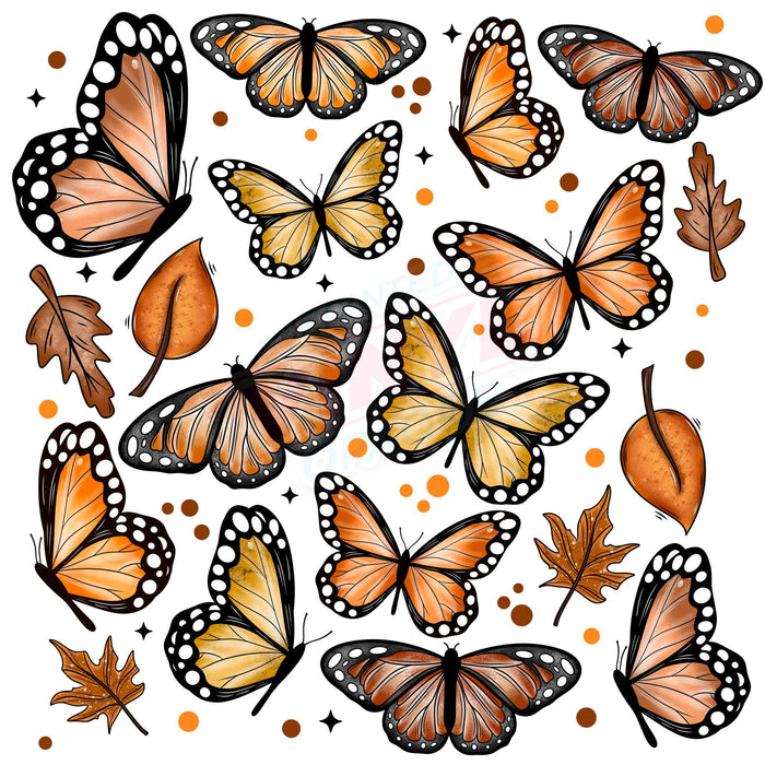 Printed Decal - Fall Butterflies | from The Glitter Guy