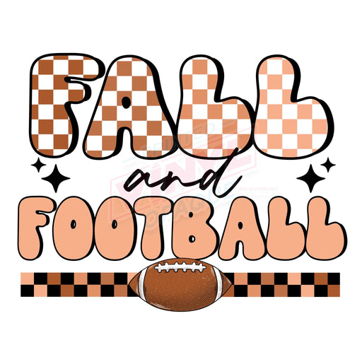 Printed Decal - Fall & Football | from The Glitter Guy