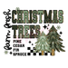 Printed Decal - Farm Fresh Christmas Trees | Decals from The Glitter Guy
