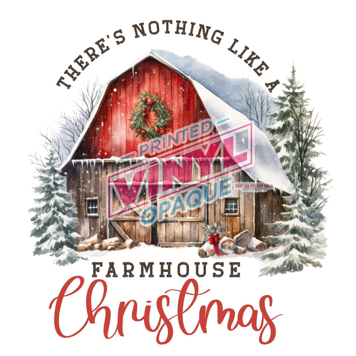 Printed Decal - Farmhouse Christmas | from The Glitter Guy
