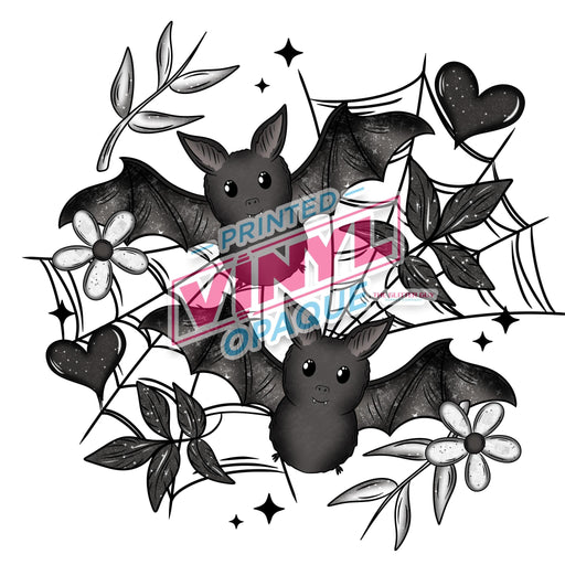 Printed Decal - Floral Bats | Decals from The Glitter Guy