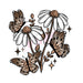 Printed Decal - Floral Butterfly | Decals from The Glitter Guy
