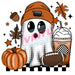 Printed Decal - Football Ghostie | from The Glitter Guy