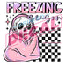 Printed Decal - Freezin Season Skelly | Decals from The Glitter Guy