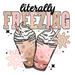 Printed Decal - Freezing Coffee | Decals from The Glitter Guy