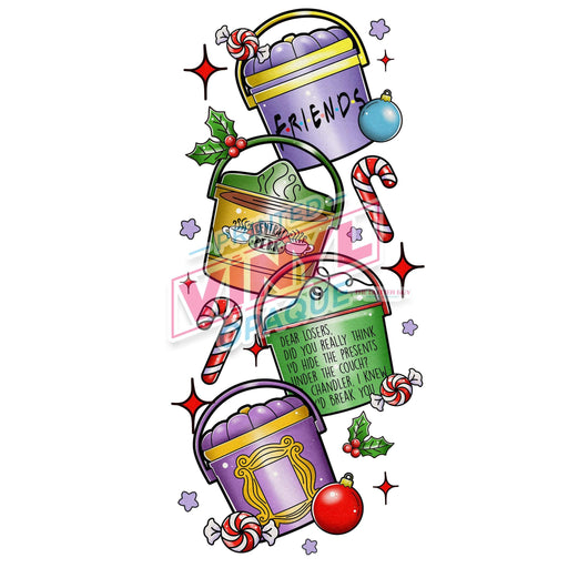 Printed Decal - Friend Nugs Buckets | from The Glitter Guy