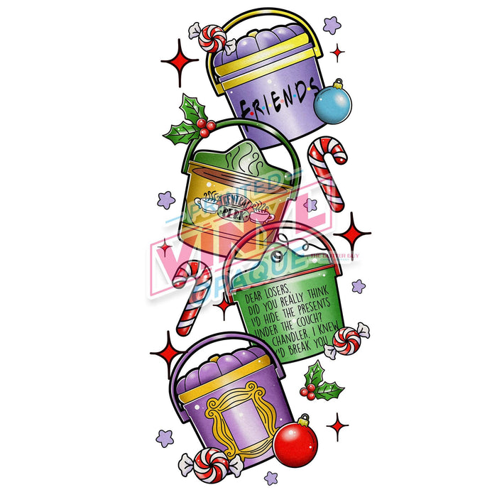 Printed Decal - Friend Nugs Buckets | from The Glitter Guy