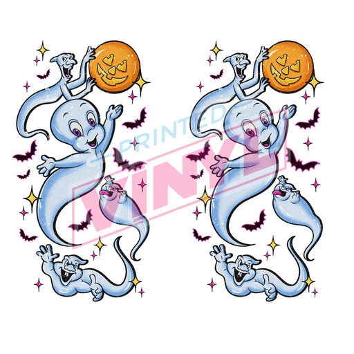 Printed Decal - Friendly Ghost Accents | Decals from The Glitter Guy