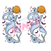 Printed Decal - Friendly Ghost Accents | Decals from The Glitter Guy