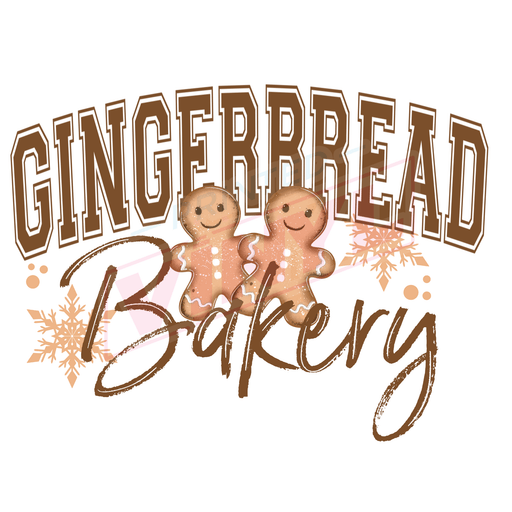Printed Decal - Gingerbread Bakery | Decals from The Glitter Guy