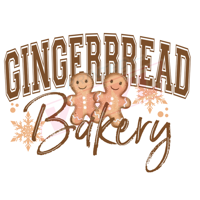 Printed Decal - Gingerbread Bakery | Decals from The Glitter Guy