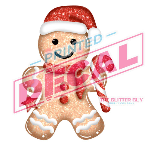 Printed Decal - Gingerbread Man | Decals from The Glitter Guy