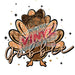 Printed Decal - Gobble | Decals from The Glitter Guy