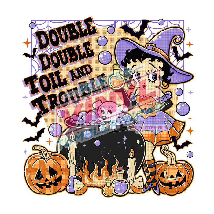 Printed Decal - Halloween Betty | Decals from The Glitter Guy