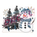 Printed Decal - Happy Snowmen | from The Glitter Guy