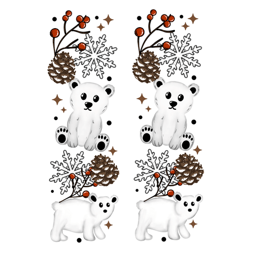 Printed Decal - Hello Winter Accent | Decals from The Glitter Guy