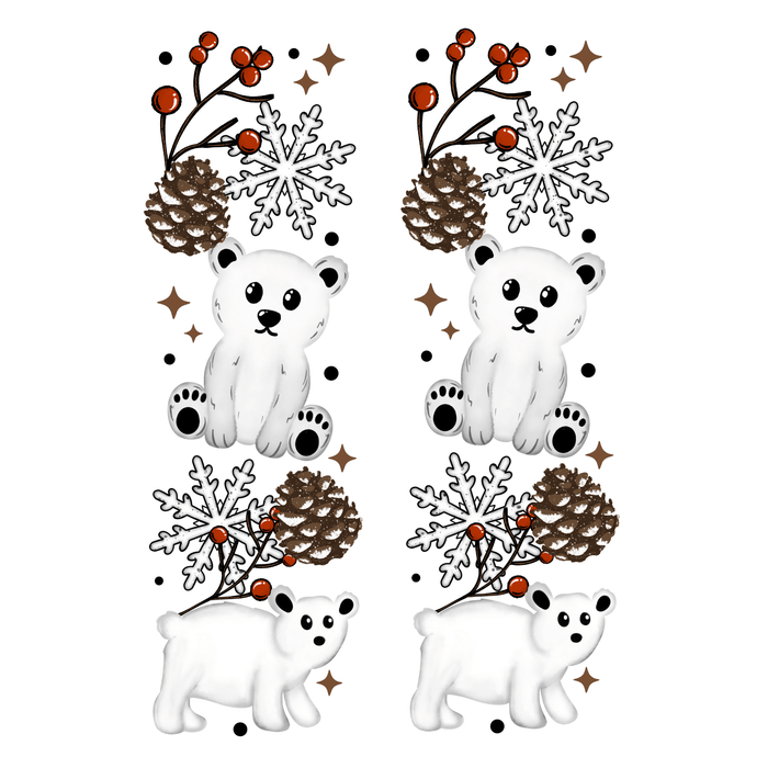 Printed Decal - Hello Winter Accent | Decals from The Glitter Guy