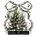 Printed Decal - Hello Winter Bow | Decals from The Glitter Guy