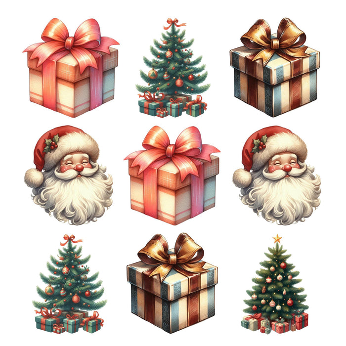 Printed Decal - Holiday Grid | from The Glitter Guy