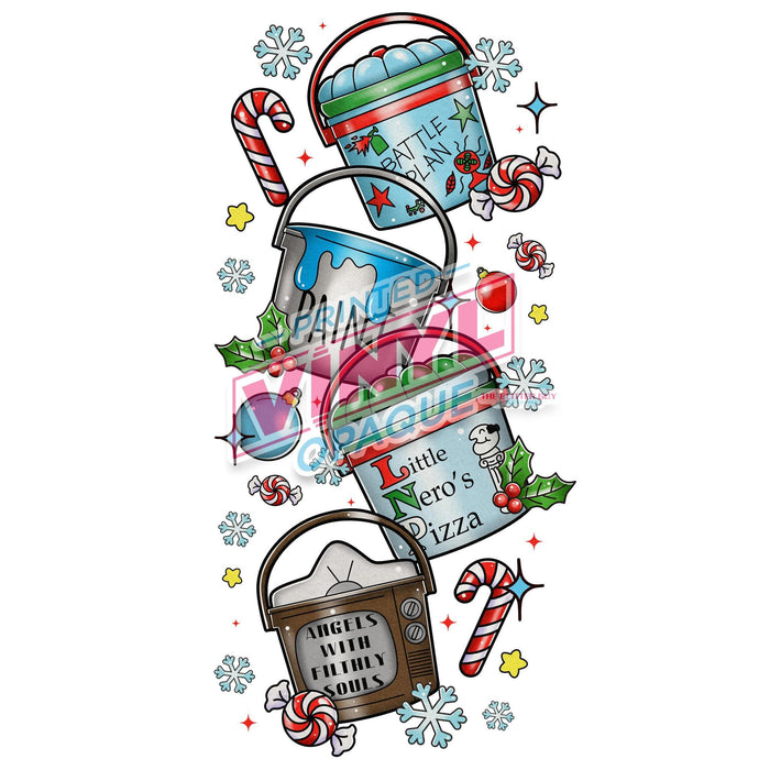 Printed Decal - Home Alone Nugs Buckets | from The Glitter Guy