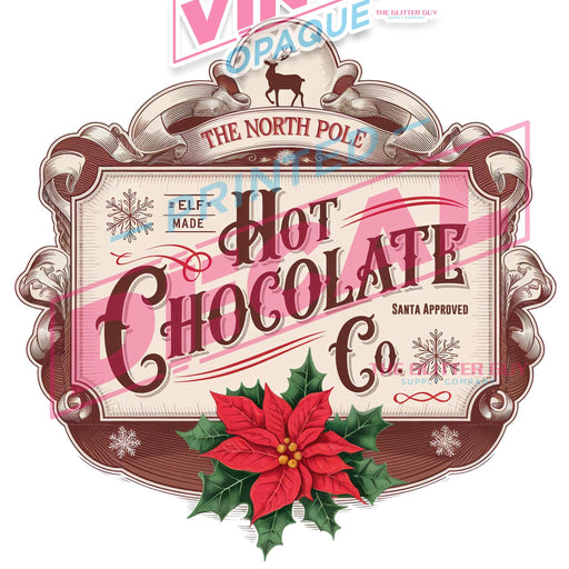 Printed Decal - Hot Chocolate Co | from The Glitter Guy