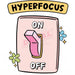 Printed Decal - Hyper Focus | Decals from The Glitter Guy