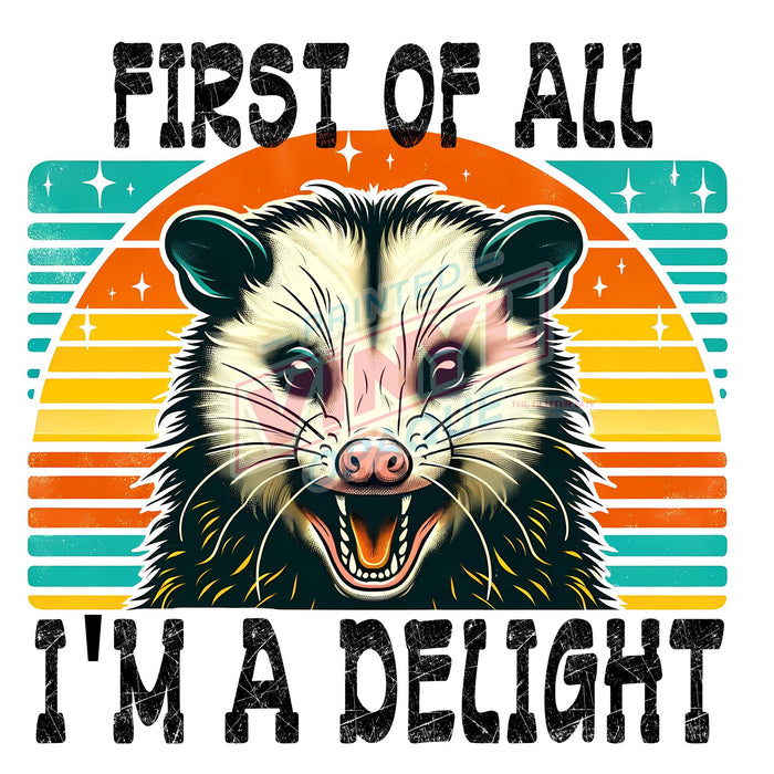 Printed Decal - I'm A Delight | Decals from The Glitter Guy