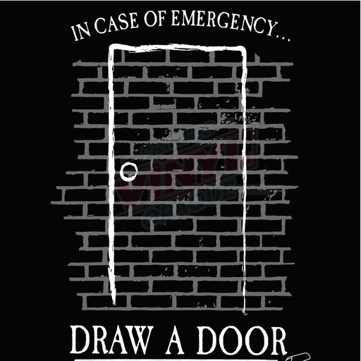 Printed Decal - In Case Of Emergency Break | from The Glitter Guy