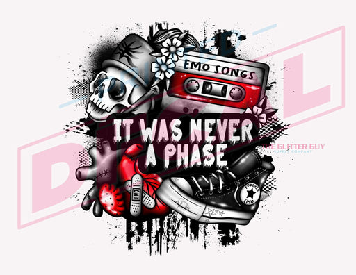 Printed Decal - It Was Never A Phase | Decals from The Glitter Guy