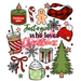 Printed Decal - Just A Christmas Girl | Decals from The Glitter Guy