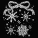 Printed Decal - Lace Snowflake | Decals from The Glitter Guy