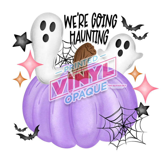 Printed Decal - Lets Go Haunting | Decals from The Glitter Guy
