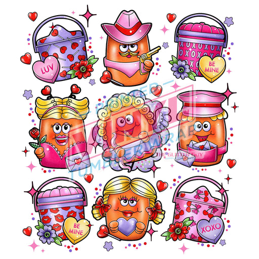 Printed Decal - Love Nugs | from The Glitter Guy