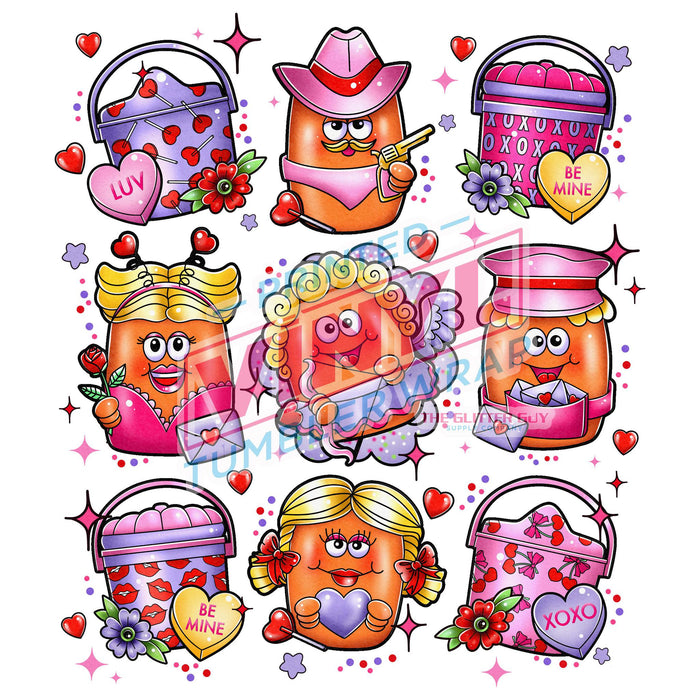 Printed Decal - Love Nugs | from The Glitter Guy