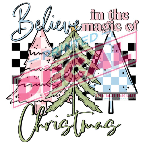 Printed Decal - Magic Of Christmas | Decals from The Glitter Guy