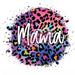 Printed Decal - Mama Cheetah Splash | Decals from The Glitter Guy