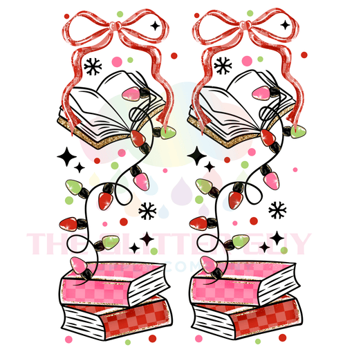 Printed Decal - Merry Bookmas Accent | Decals from The Glitter Guy