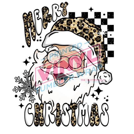 Printed Decal - Merry Santa 492 | Decals from The Glitter Guy