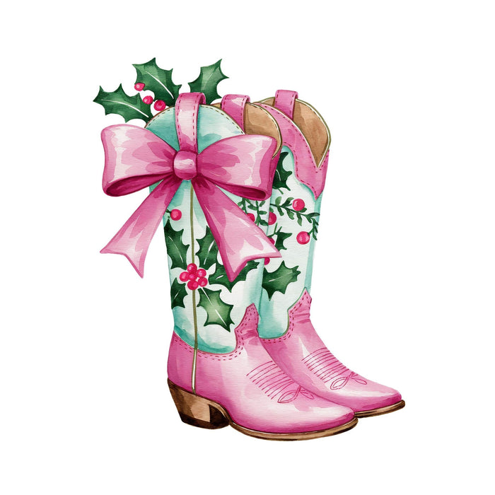 Printed Decal - Mistletoe Boots | from The Glitter Guy