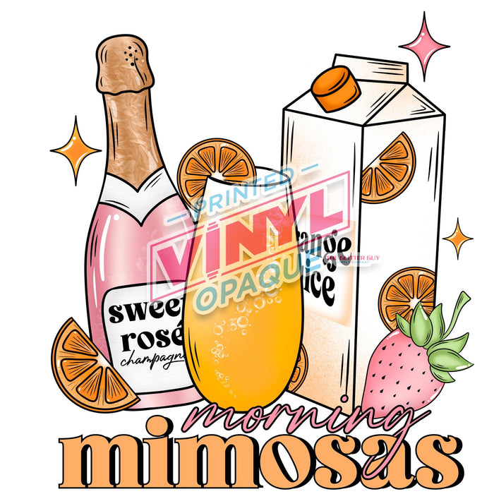 Printed Decal - Morning Mimosas | Decals from The Glitter Guy
