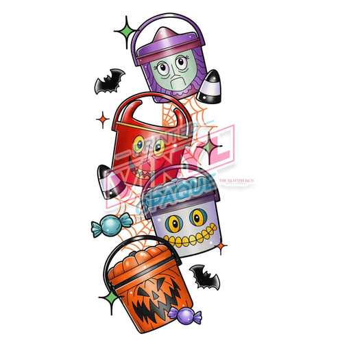 Printed Decal - Nightmare Nugs Buckets | from The Glitter Guy