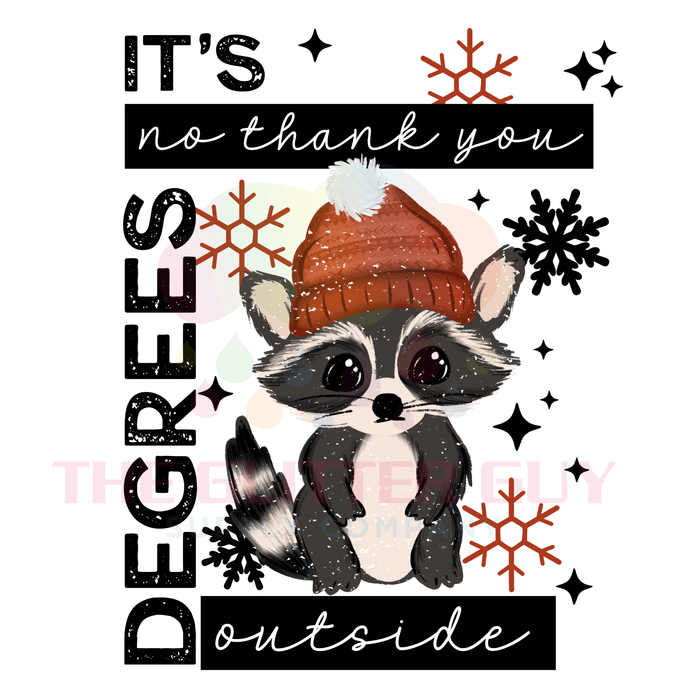 Printed Decal - No Thank You | Decals from The Glitter Guy