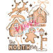 Printed Decal - North Pole Gingerbread | Decals from The Glitter Guy