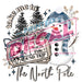 Printed Decal - North Pole Snowman | Decals from The Glitter Guy