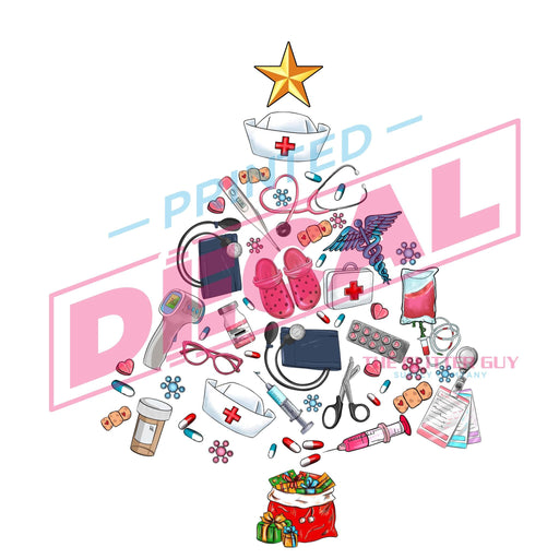 Printed Decal - Nurse Tree | from The Glitter Guy