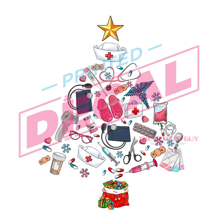 Printed Decal - Nurse Tree | from The Glitter Guy